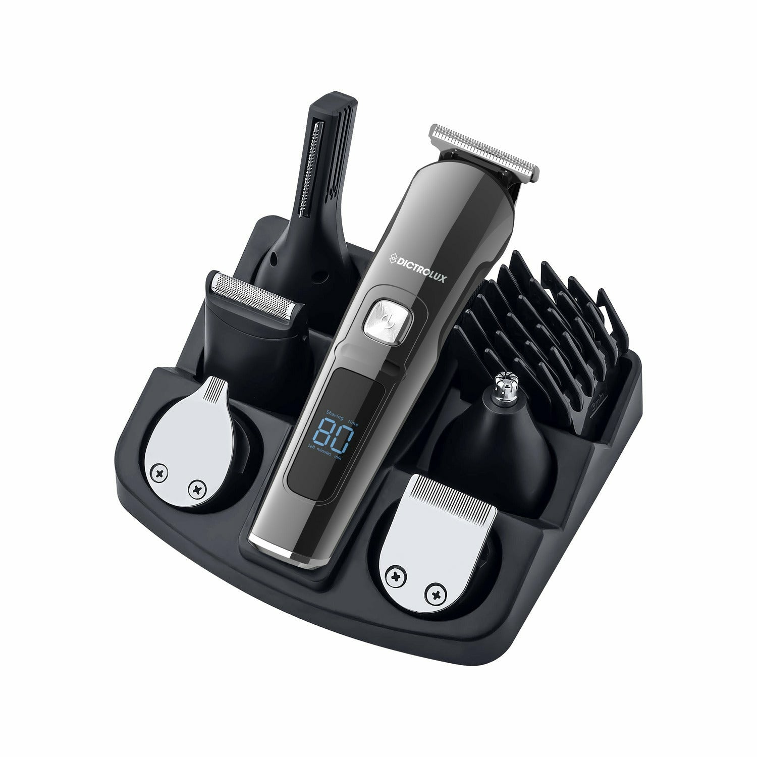 DICTROLUX - Rasoio ricaricabile 5 Watt - multifunzione 6 in 1 Serie 3