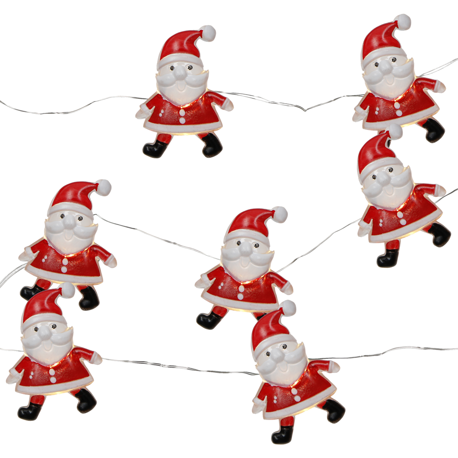 DICTROLUX - Catena Luminosa Natalizia 25 microled Bianco Caldo - 3 metri