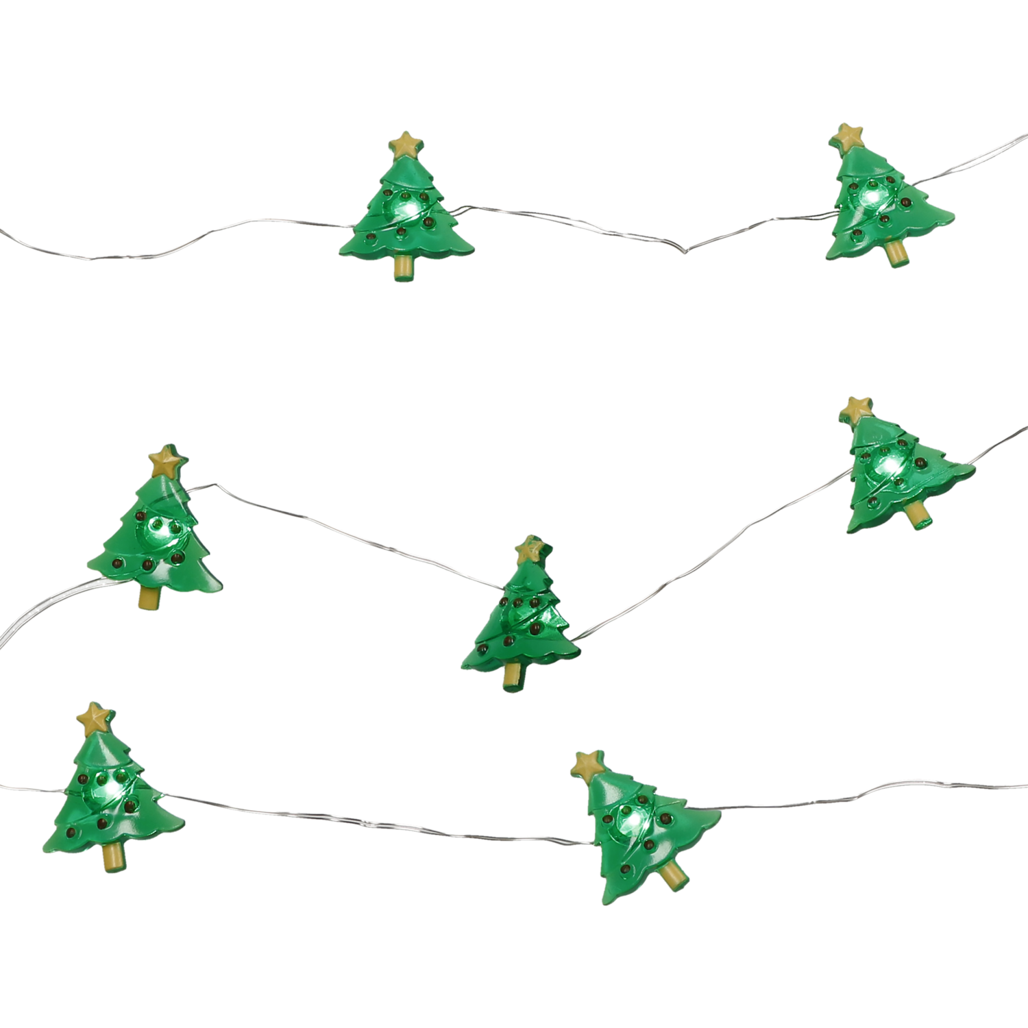 DICTROLUX - Catena Luminosa Natalizia 25 microled Bianco Caldo - 3 metri