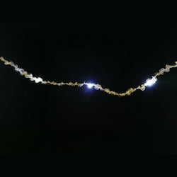 DICTROLUX - Catena luminosa natalizia 25 microled bianco freddo - 3 metri
