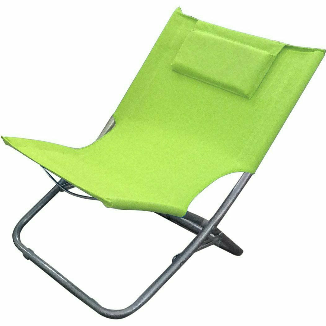 VESTIAMO CASA MARE - Spiaggina pieghevole con cuscino - h55x49x49 cm