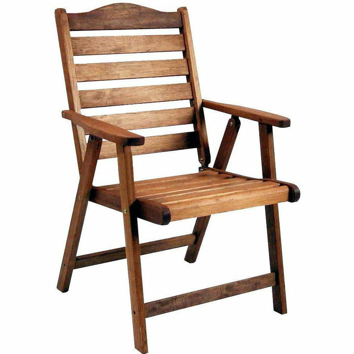 VESTIAMO CASA - Sedia con braccioli in legno - 60x52cm
