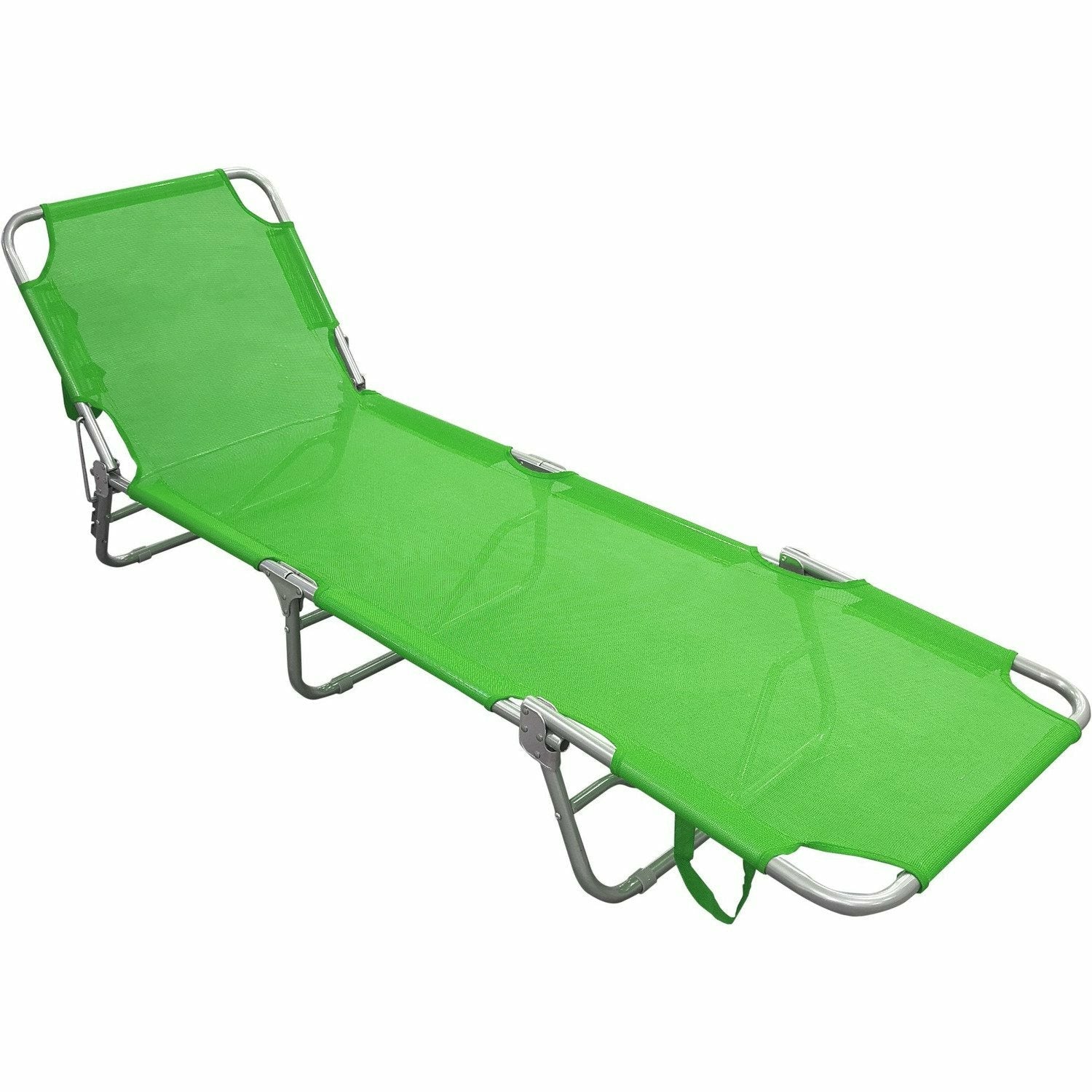 VESTIAMO CASA MARE - Lettino pieghevole in alluminio - h25x190x58 cm