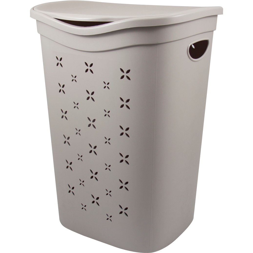 BELLI E FORTI - Portabiancheria Colors line 55 litri Tortora - h53,5x39,5x36 cm