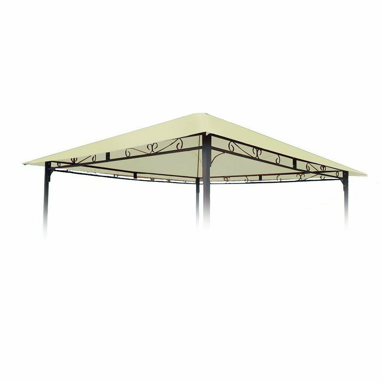 VESTIAMO CASA - Telo ecru di ricambio per gazebo mod. 800412 - 3x3 metri