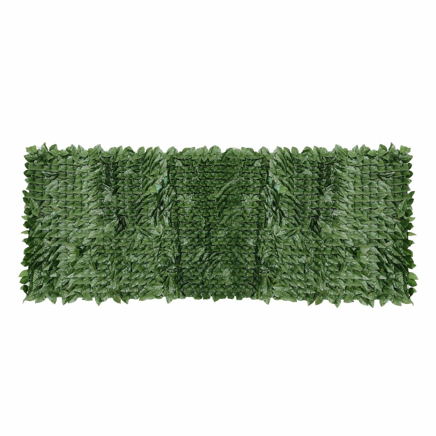 VESTIAMO CASA GIARDINO - Siepe Artificiale con foglie e rete ombreggiante h100x300 cm