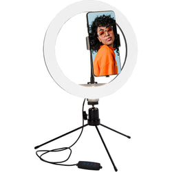 Selfie Ring Light,Ricaricabile Luce Dell'Anello Selfie 3 Livelli di  Luminosità 40 LED con Clip di Regolazione su Telefono Cellulare per  , Facebook, Live Stream : : Elettronica