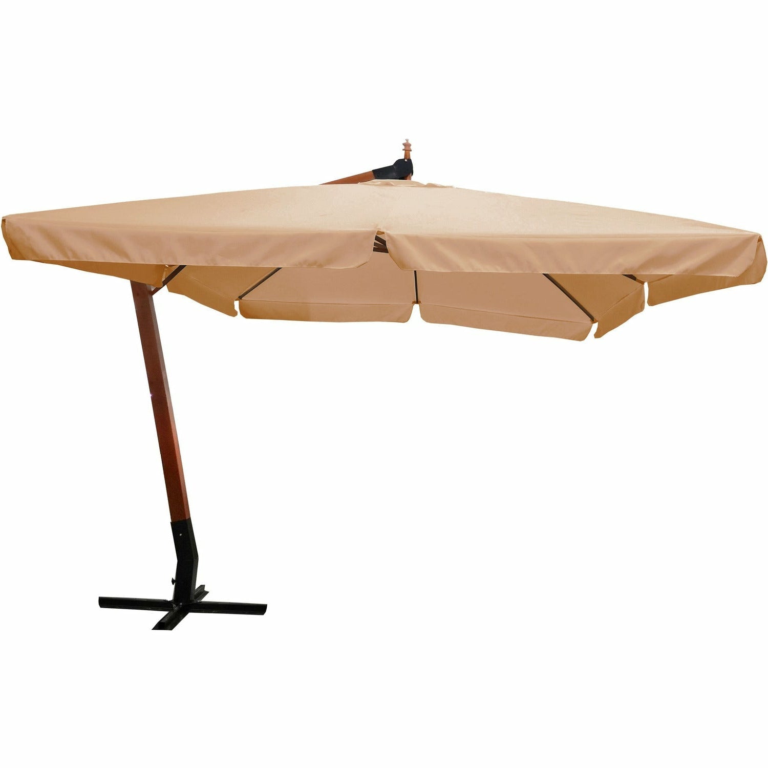 VESTIAMO CASA GIARDINO - Ombrellone Rettangolare a lampada Camel 3x4 metri
