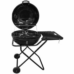 GUSTO CASA - Barbecue tondo portatile con coperchio - h97,5x92,5x65cm