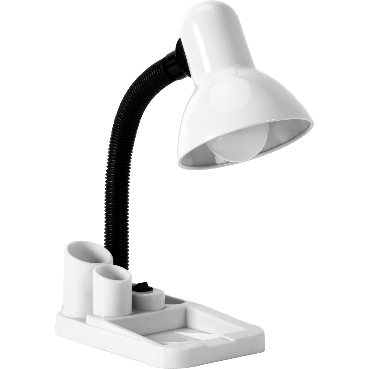 DICTROLUX - Lampada da scrivania con portaoggetti h30cm