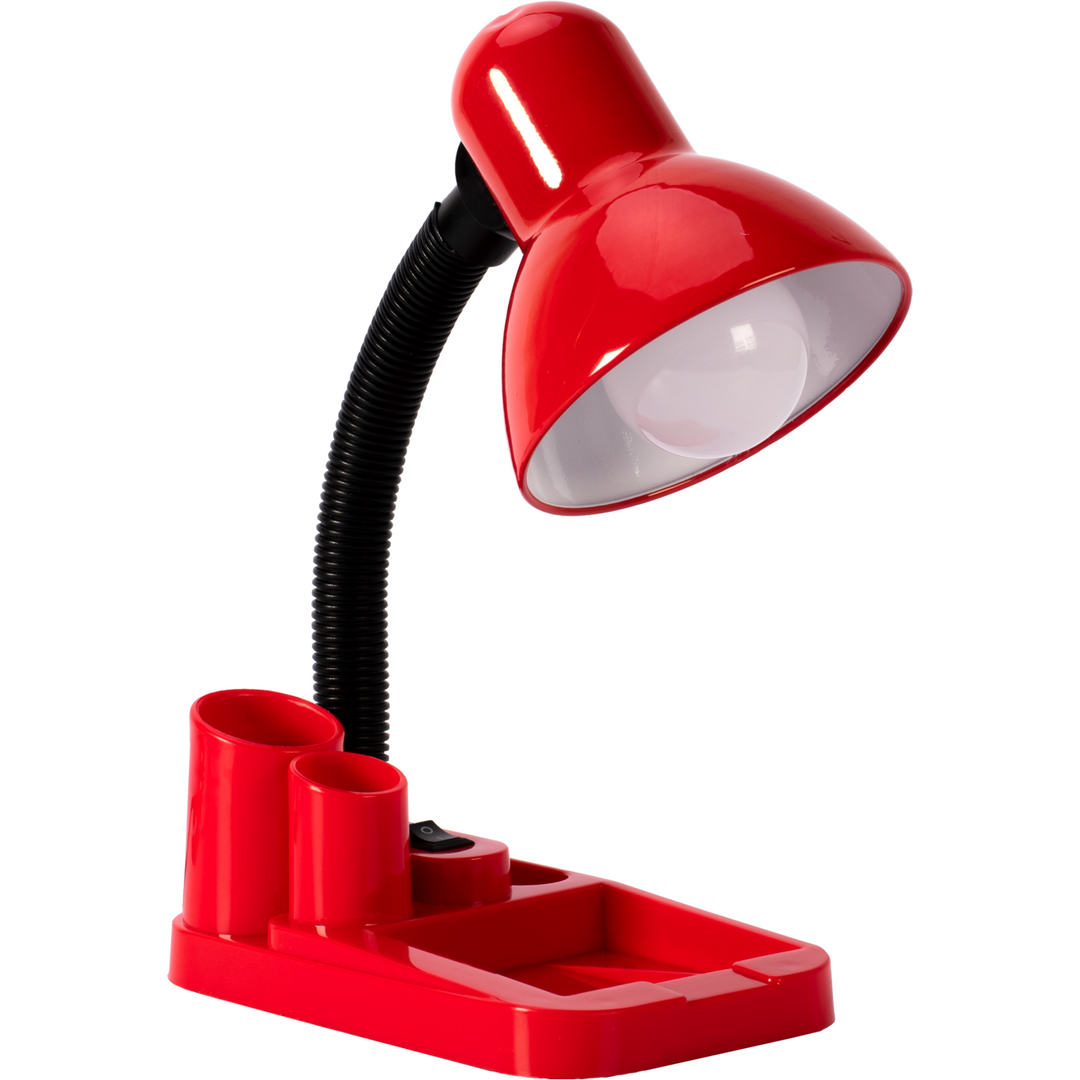 HERCHR Lampada Da Scrivania A LED Con Collo D'Oca Flessibile - Luce Per Lettura E Studio, Antiabbagliante, 12 LED, Funziona A Batteria