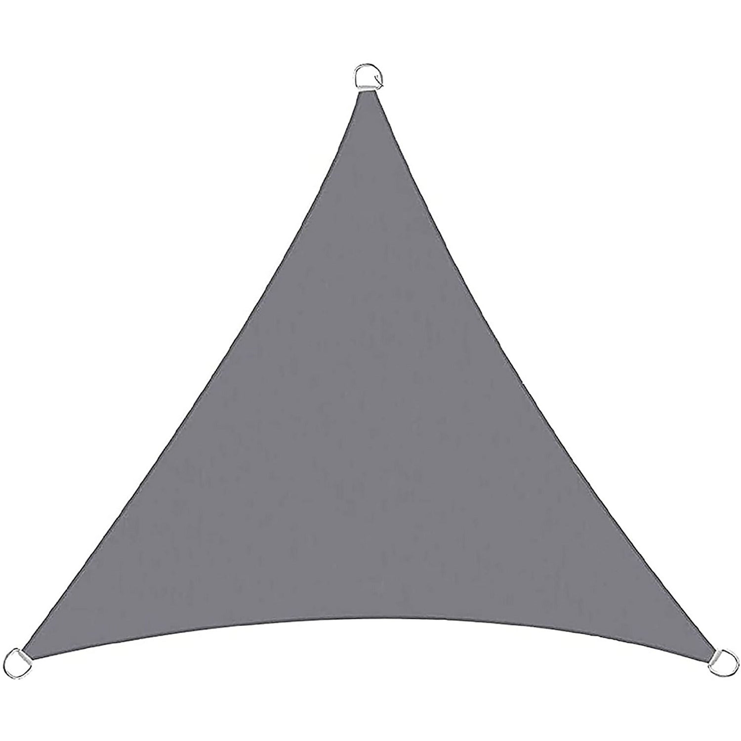 VESTIAMO CASA GIARDINO - Telo ombreggiante Vela da giardino triangolare Grigio 3 metri