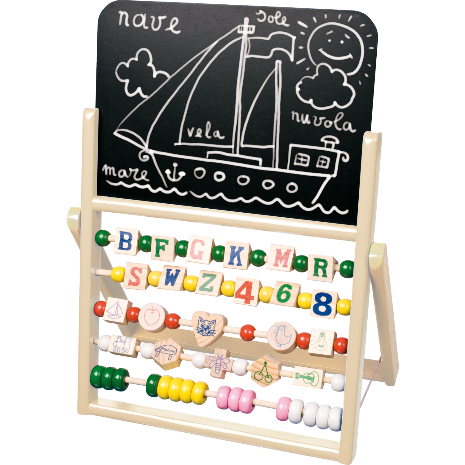 TU GIOCHI - Lavagna gioco scuola con stand