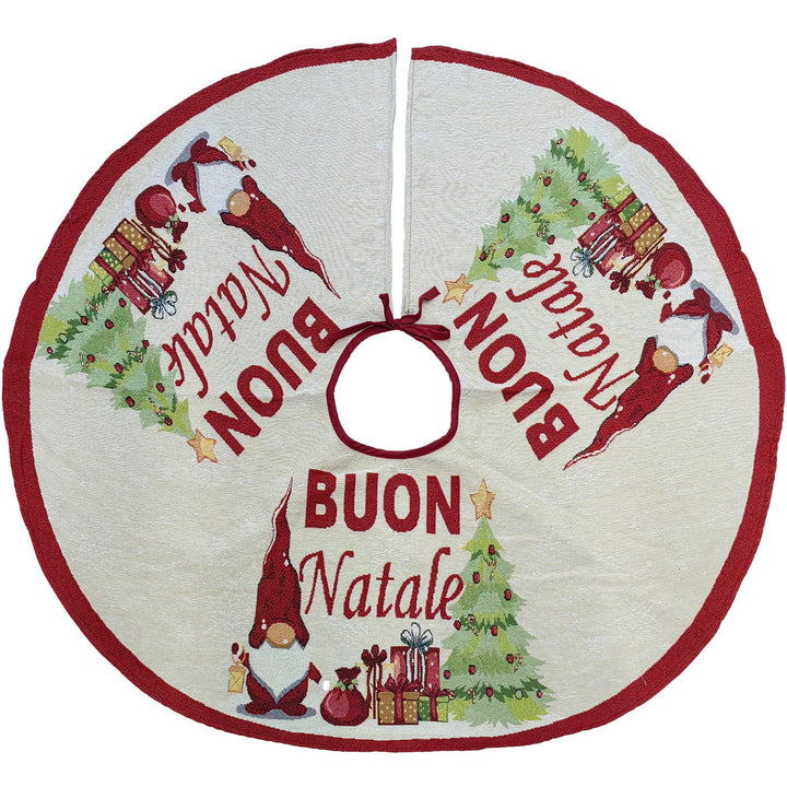 VESTIAMO CASA GRAN NATALE - Copribase albero di Natale in gobelin - diametro 107 cm