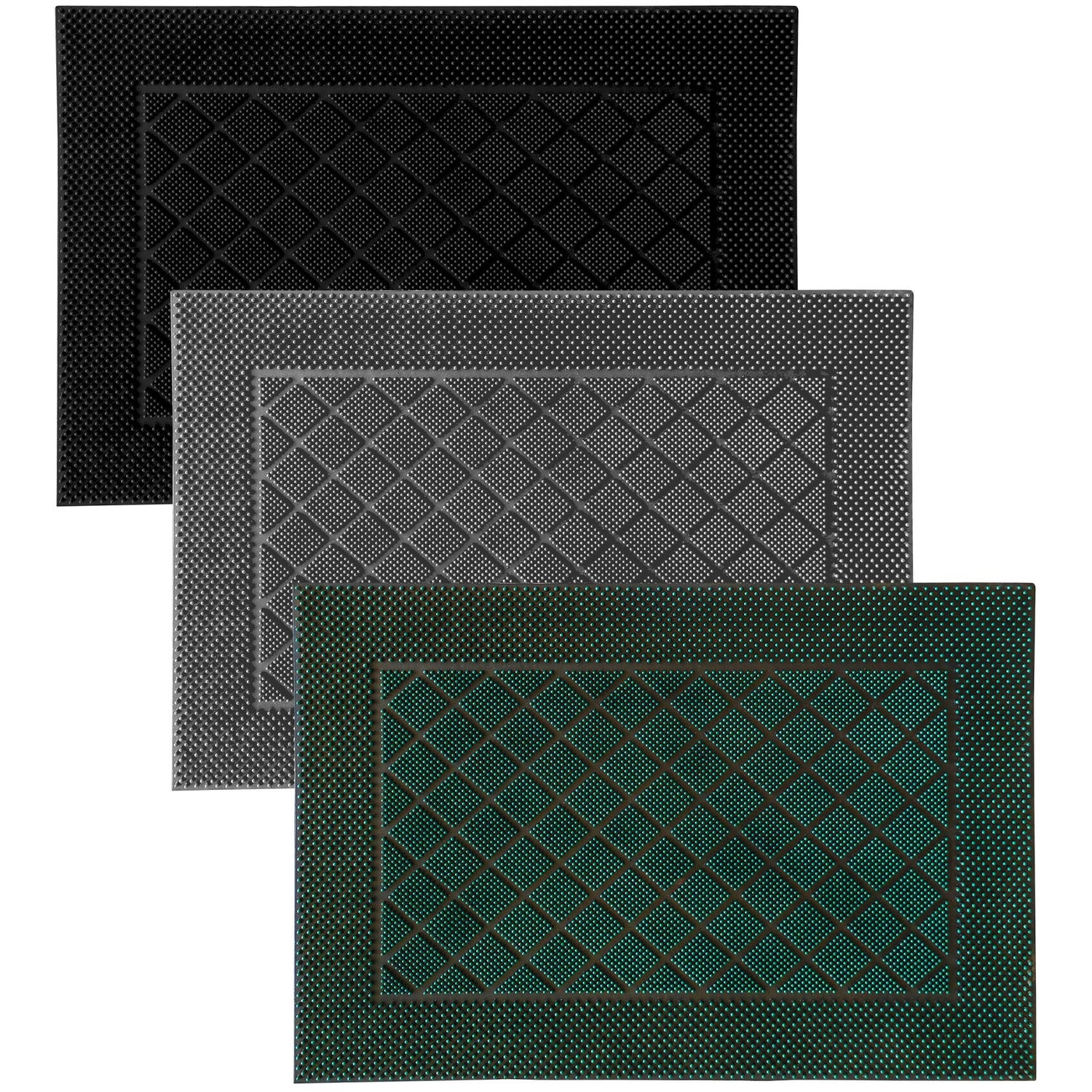 VESTIAMO CASA - Tappeto gomma con rombi 40x60 cm