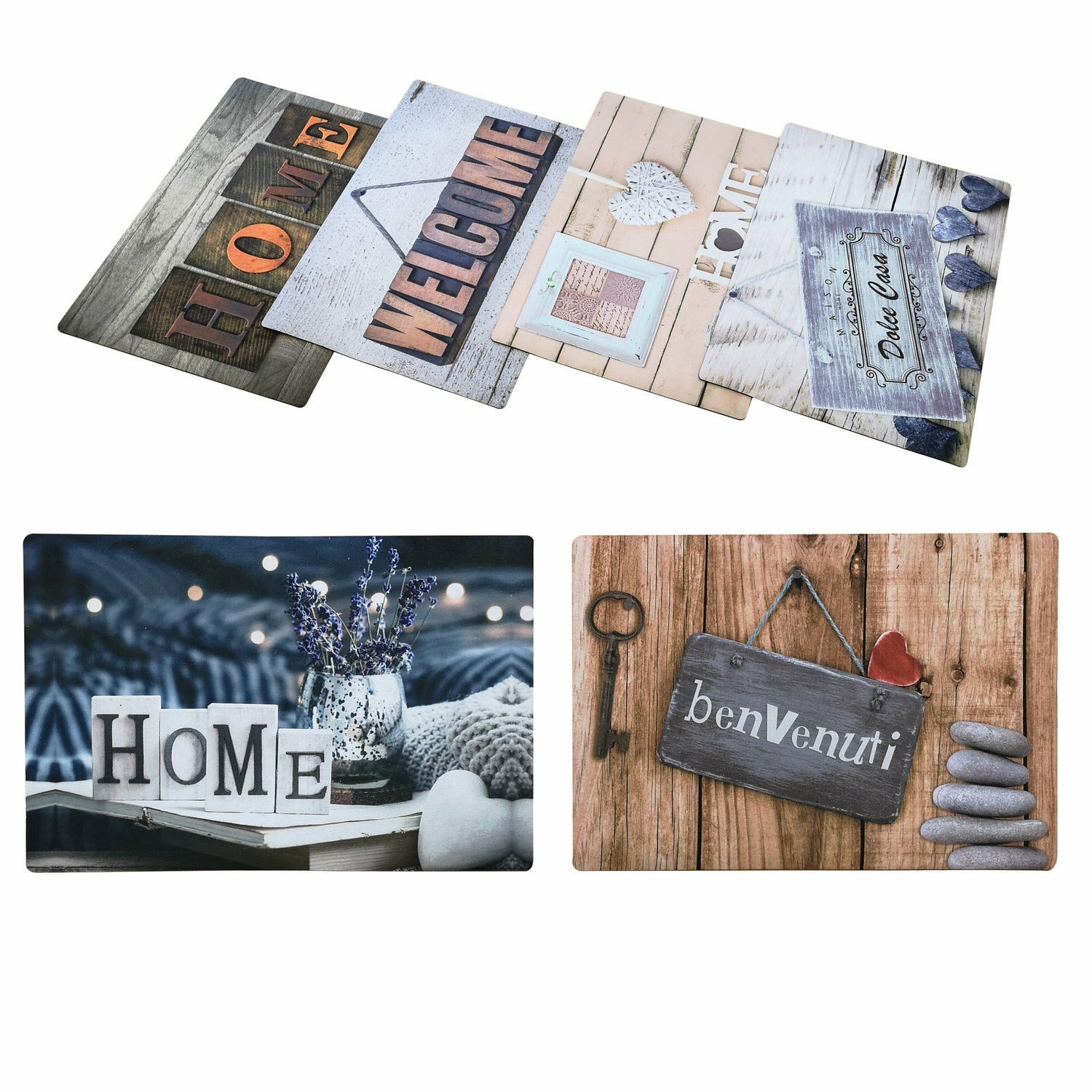 VESTIAMO CASA - Tappeto Shabby Chic Antiscivolo 45x65cm