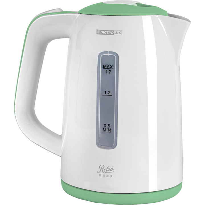 DICTROLUX - Bollitore Elettrico 1,7 litri Retrò Collection - 2200 Watt