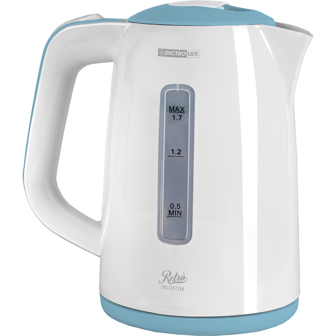 DICTROLUX - Bollitore Elettrico 1,7 litri Retrò Collection - 2200 Watt