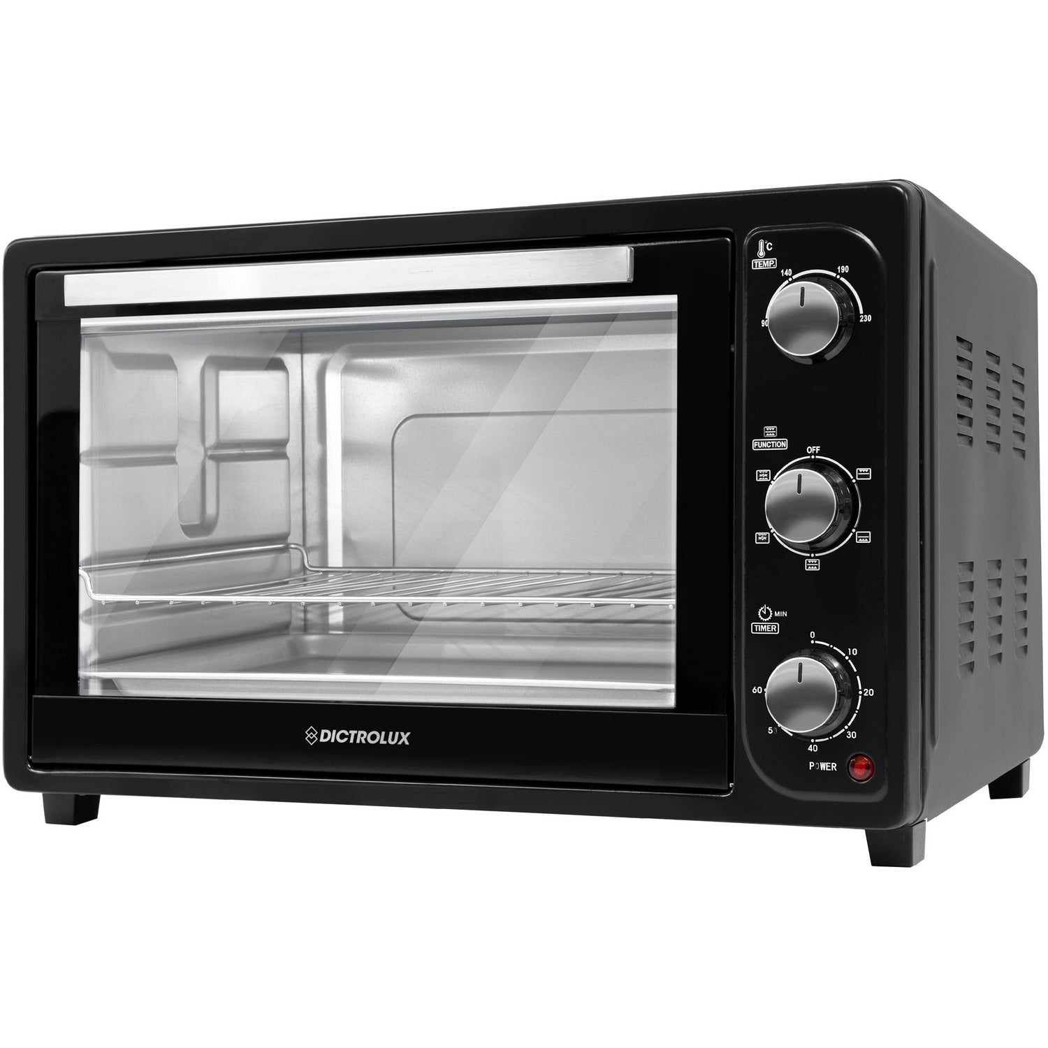 DICTROLUX - Forno elettrico ventilato Black Evolution 35 litri 1500 Watt