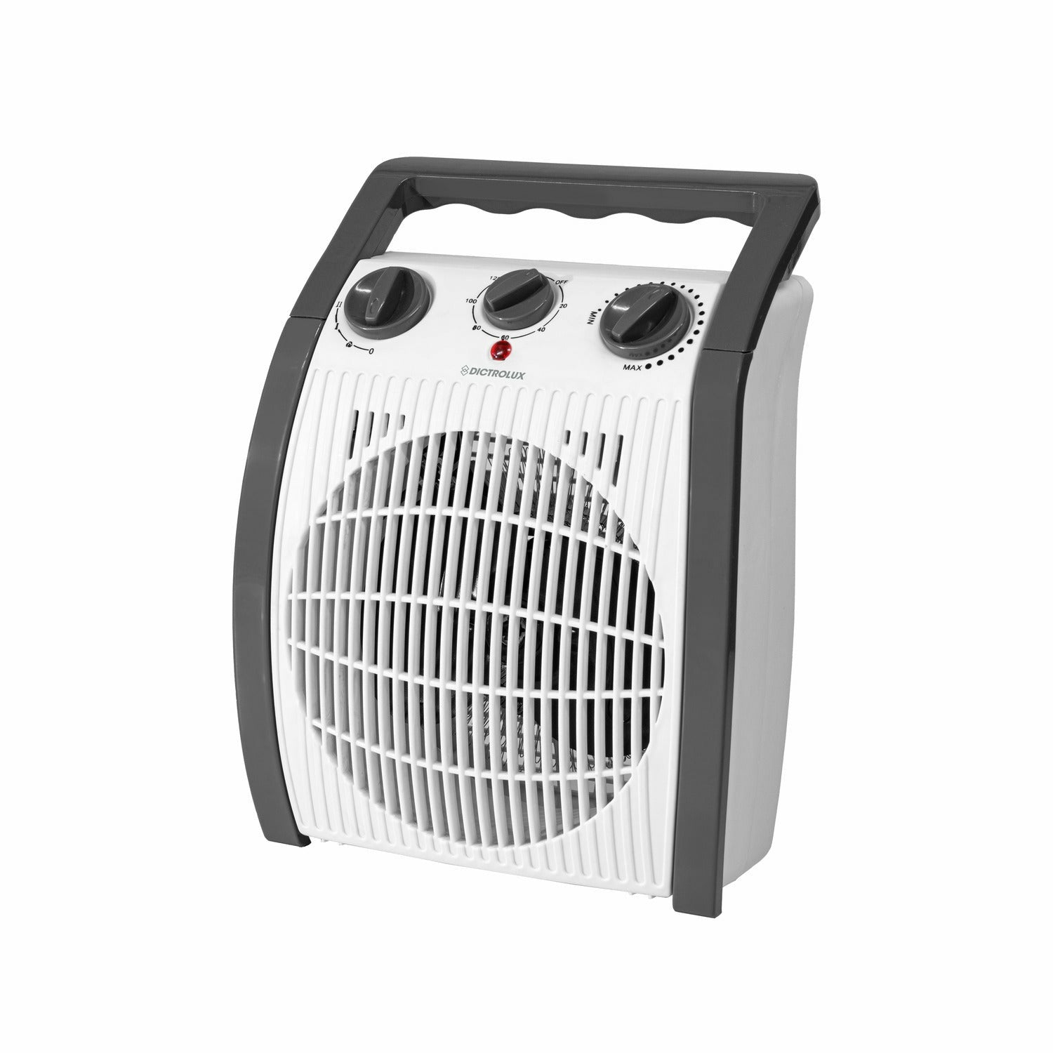 DICTROLUX - Termoventilatore Verticale con Termostato 2000 Watt - h29,5x21x12 cm