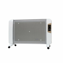 DICTROLUX - Radiatore elettrico in mica con display digitale 2000 Watt - h54x80x27,3 cm