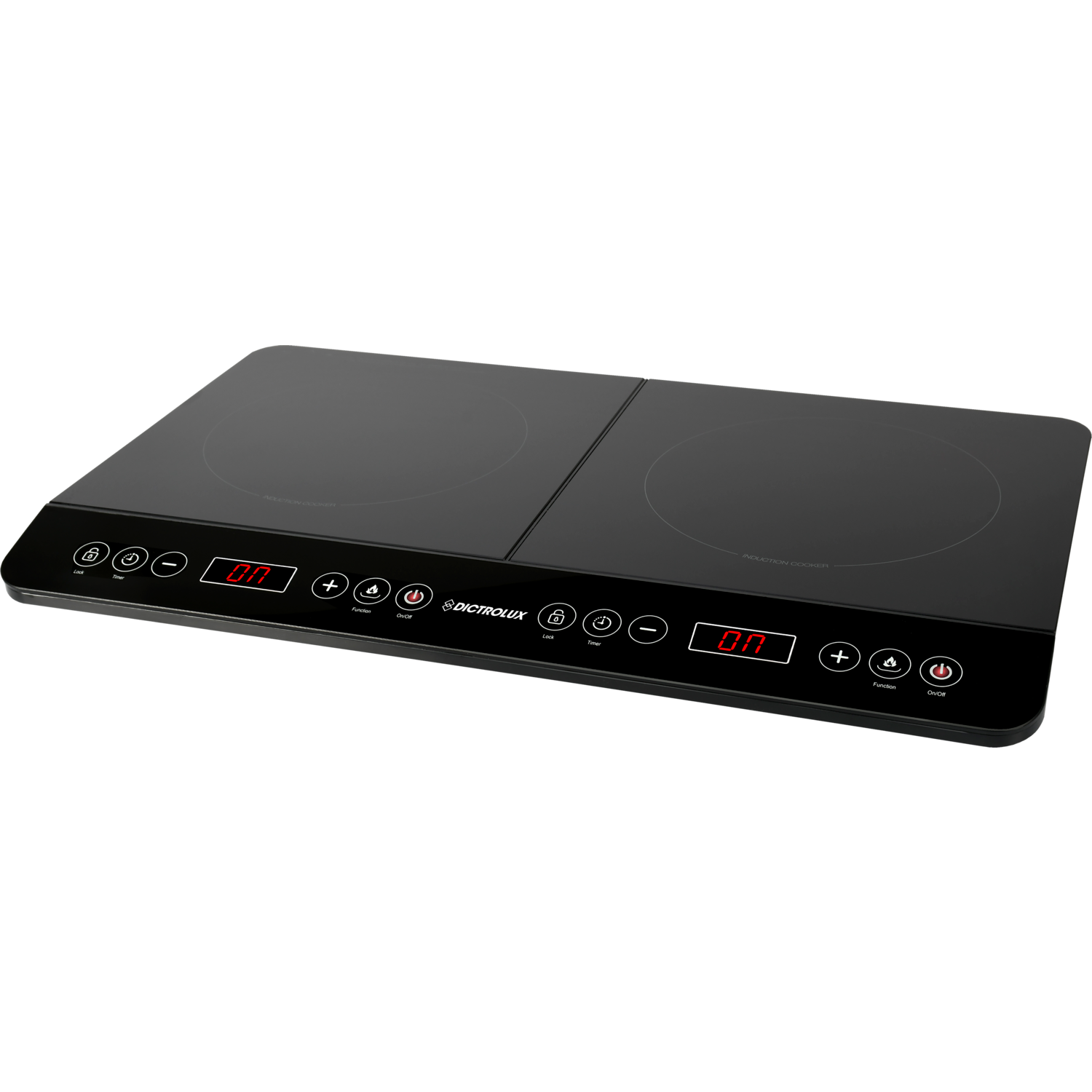 DICTROLUX - Piastra a induzione doppia Quick cook Two 3500 Watt
