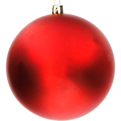 VESTIAMO CASA GRAN NATALE - Palla di Natale Rosso mix diametro 15 cm