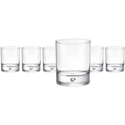 BORMIOLI - Bicchiere Barglass Whisky in vetro 28 cl - set 6 pezzi