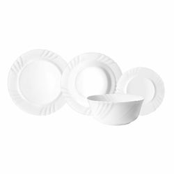 Arcopal, Zelie, Set di 12 Piatti da Dessert, in Vetro Opale Extra  Resistente, Colore Bianco, 18 cm : : Casa e cucina