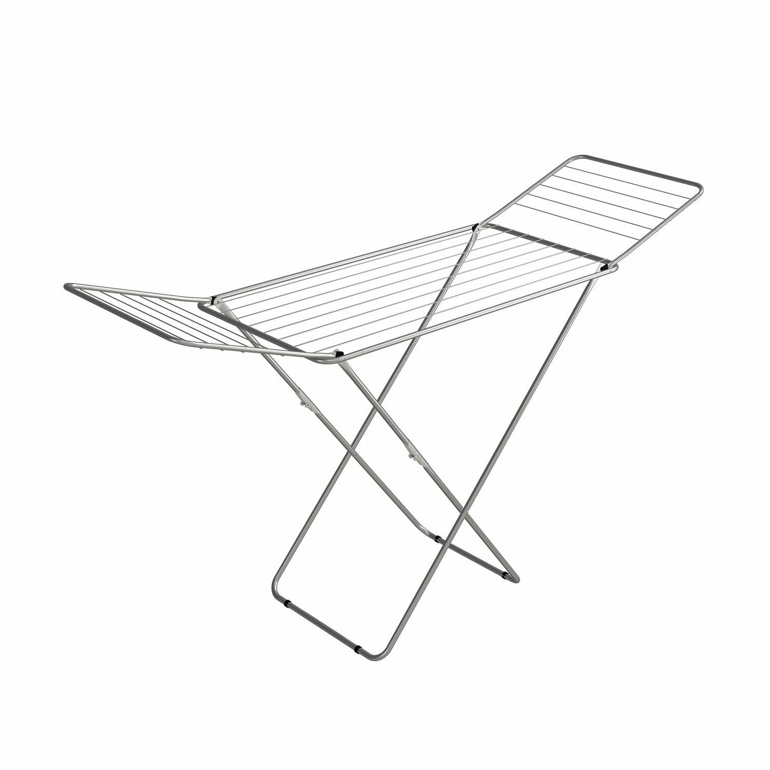 GIMI - Stendibiancheria Jolly Silver con spazio di stenditura 18 metri - h107x180x55 cm