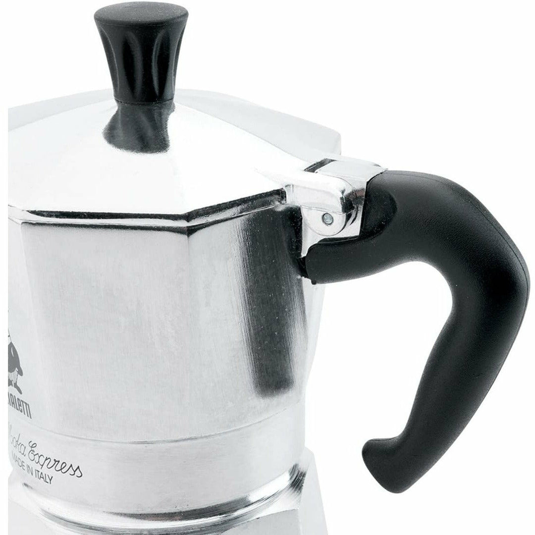 Marietti MK100 Caffettiera Monoporzione In Alluminio, 1 Tazza, Con Valvola Di Sicurezza, Certificata Alimentare