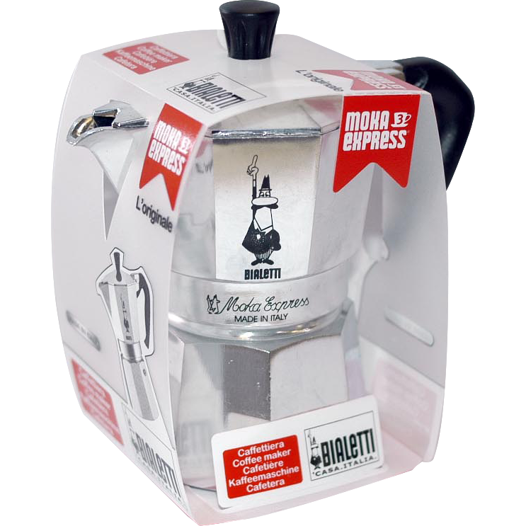 BIALETTI - Caffettiera Moka 3 tazze Express