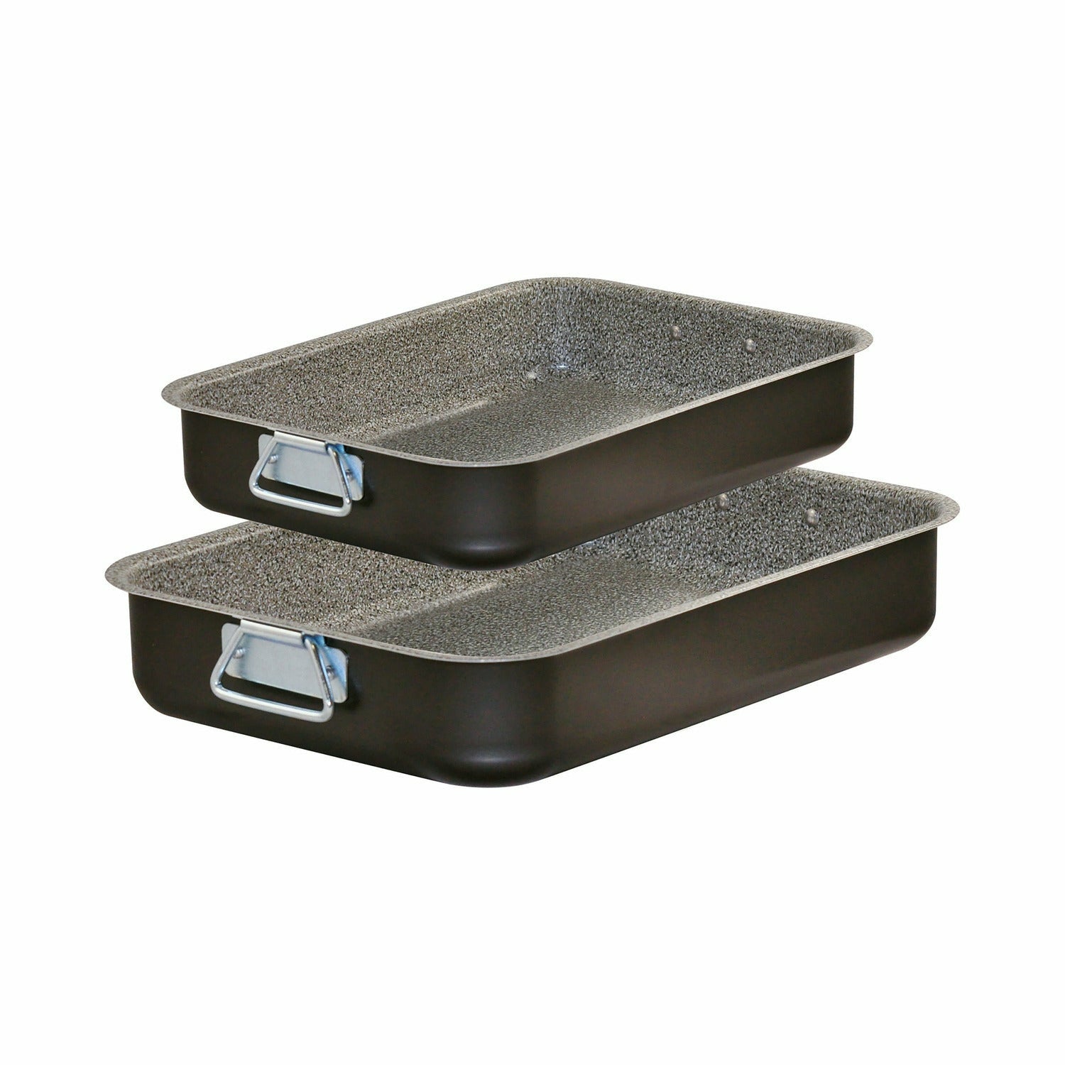 MAMÙ - Teglia da forno con asola set 2 pezzi Linea Free - 1. 30x22 cm + 2. 35x27 cm