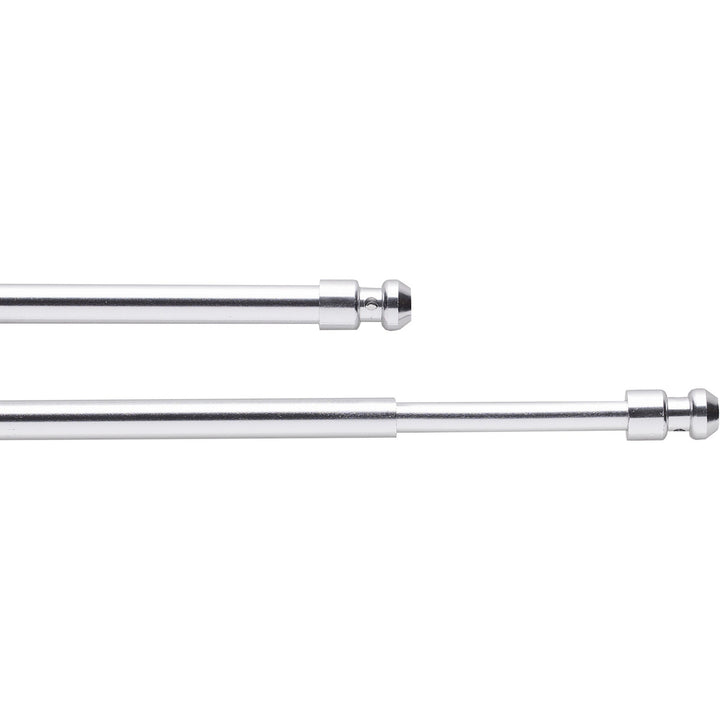 CARILLO HOME - Bacchetta per tenda cromato 2 pezzi Linea Oro - Estensibile da 40 a 60 cm