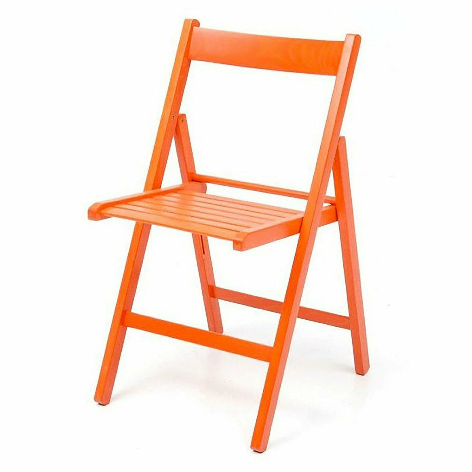 FRASM - Sedia Birreria pieghevole Arancione - h75,5x50x43 cm