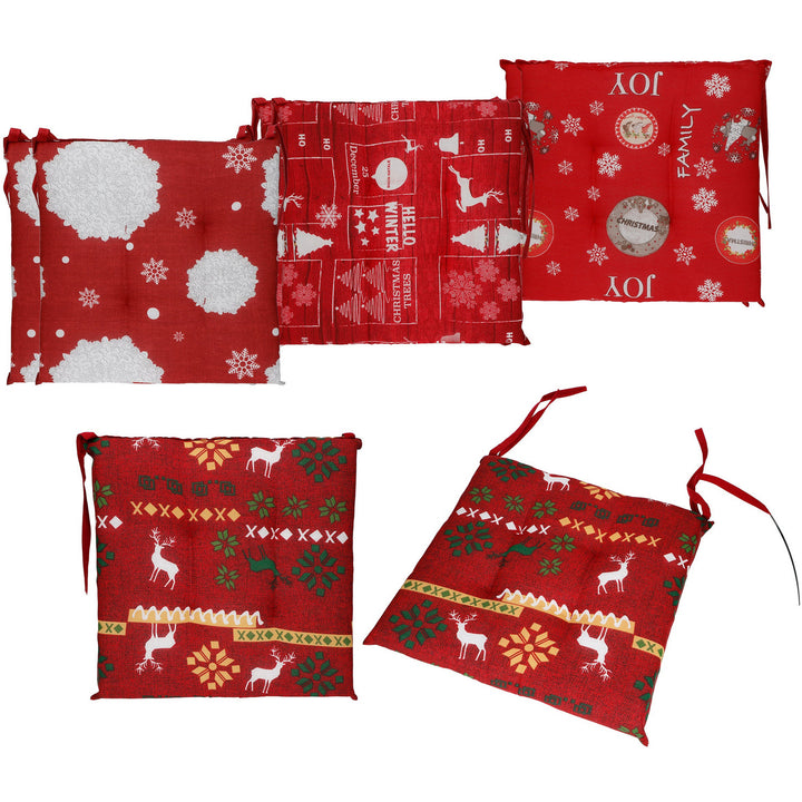 VESTIAMO CASA GRAN NATALE - Set 2 cuscini natalizi Creta per sedia - 3 –  Shop On Line Happy Casa Store