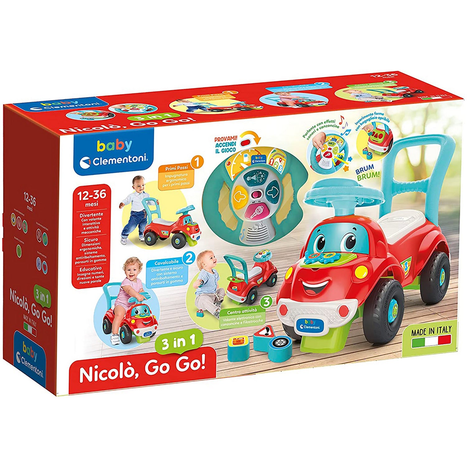 CLEMENTONI - Nicolò go go 3 in 1