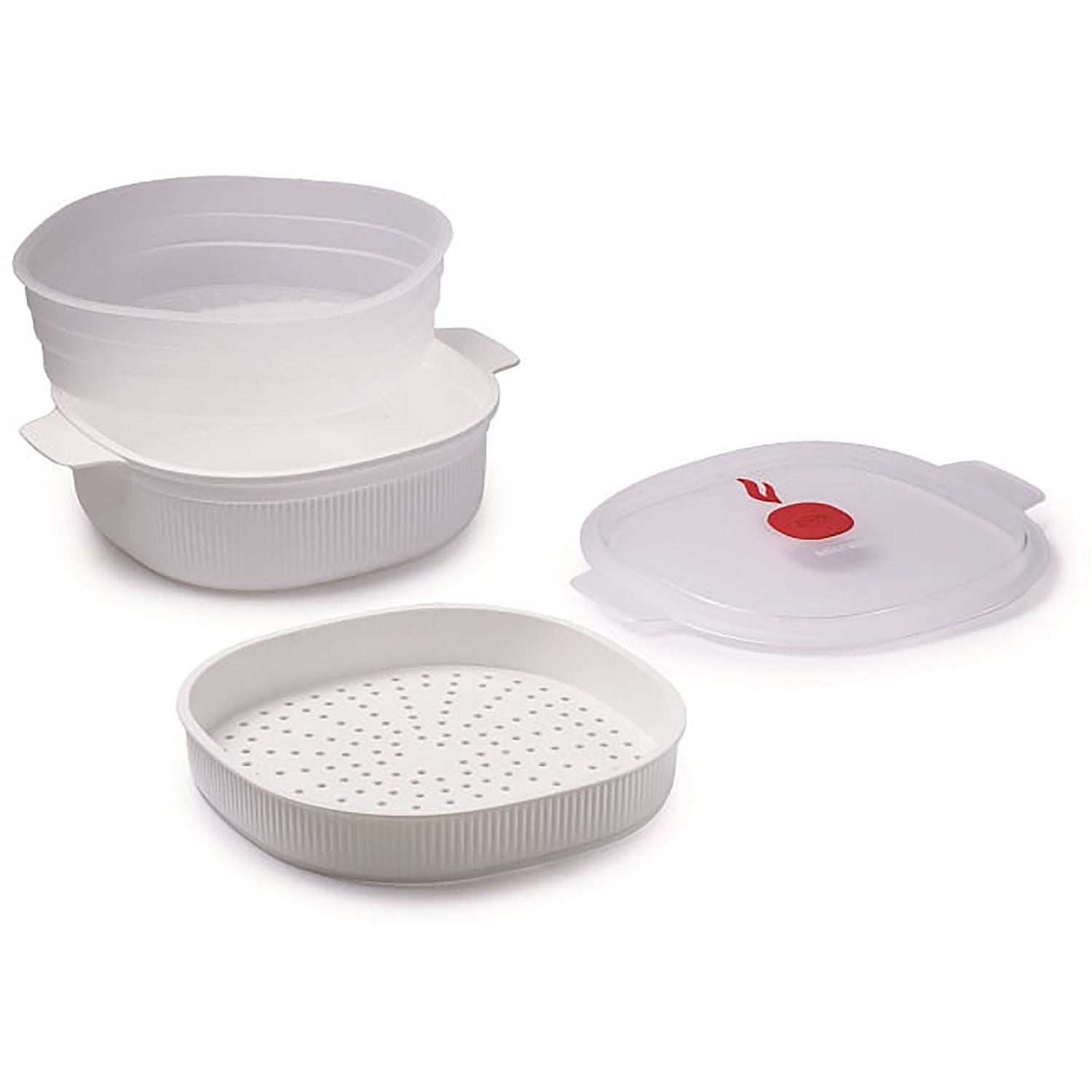 SNIPS - Vaporiera 2 vassoi TempoZero Microonde 4 litri