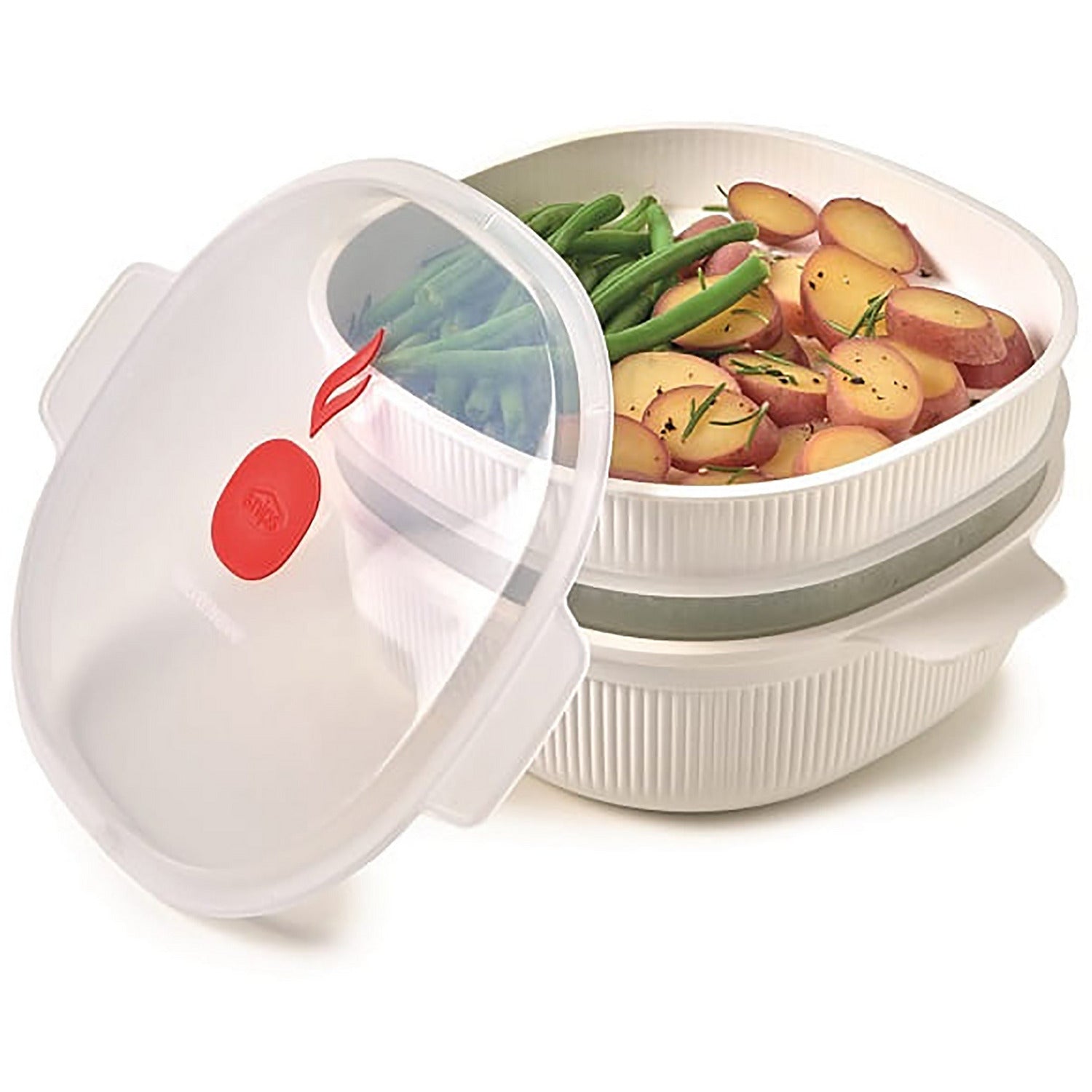 SNIPS - Vaporiera 2 vassoi TempoZero Microonde 4 litri