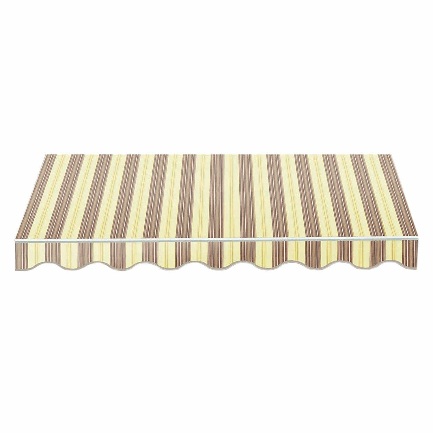 VERDELOOK - Tenda da sole Itaca avvolgibile fissa colore beige e marrone 3x2 metri