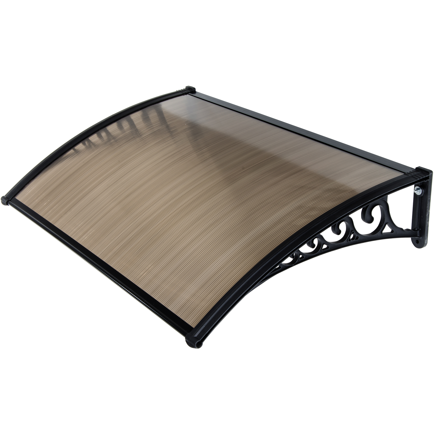 VERDELOOK - Pensilina Modulabile Naxos tettoia in policarbonato alveolare 120x80 cm