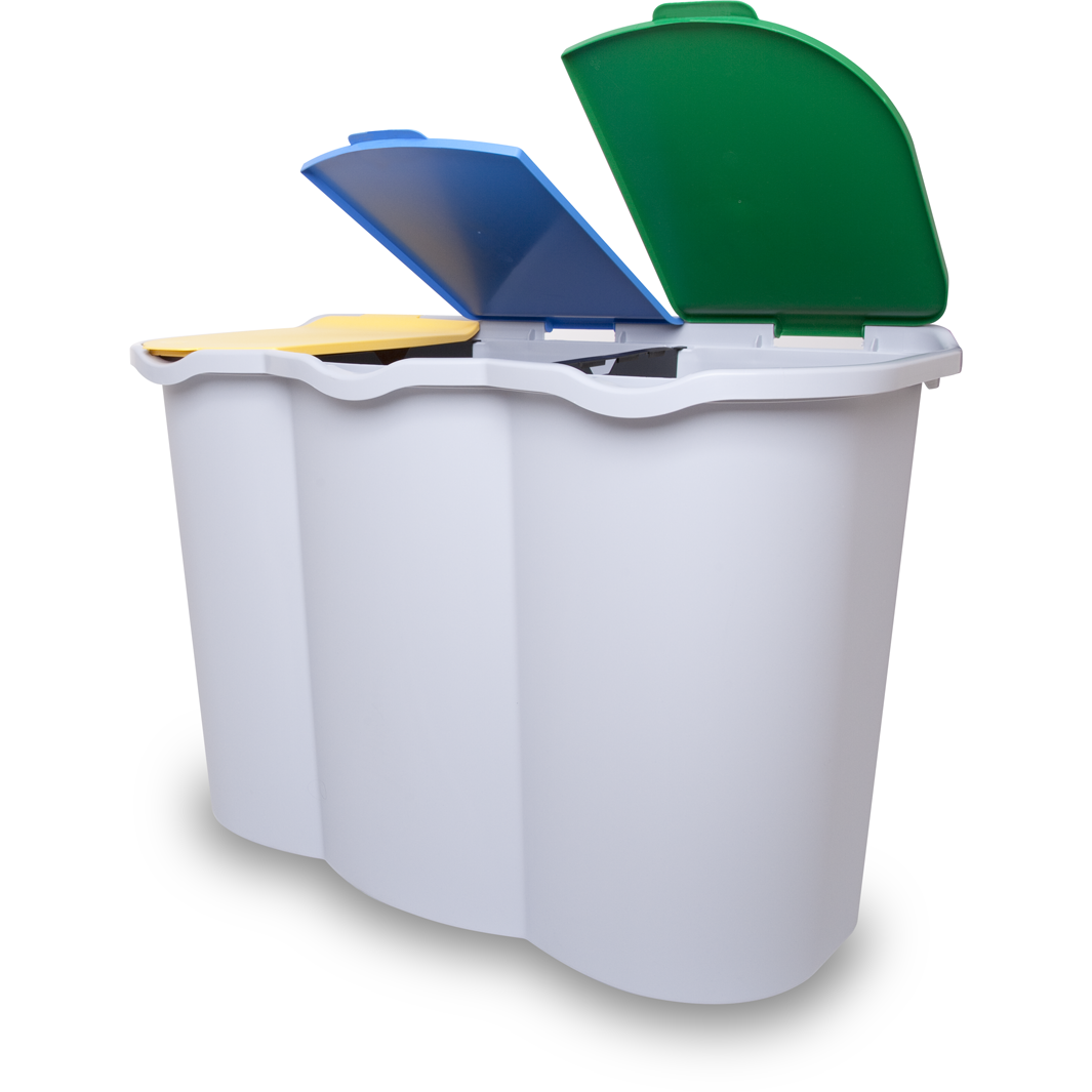 BELLI E FORTI - Pattumiera Unica per la raccolta differenziata 80 litri