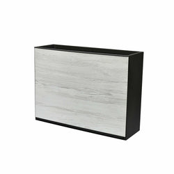 BELLI E FORTI - Scarpiera effetto legno bianco Linea Wood - h39x51x17 cm