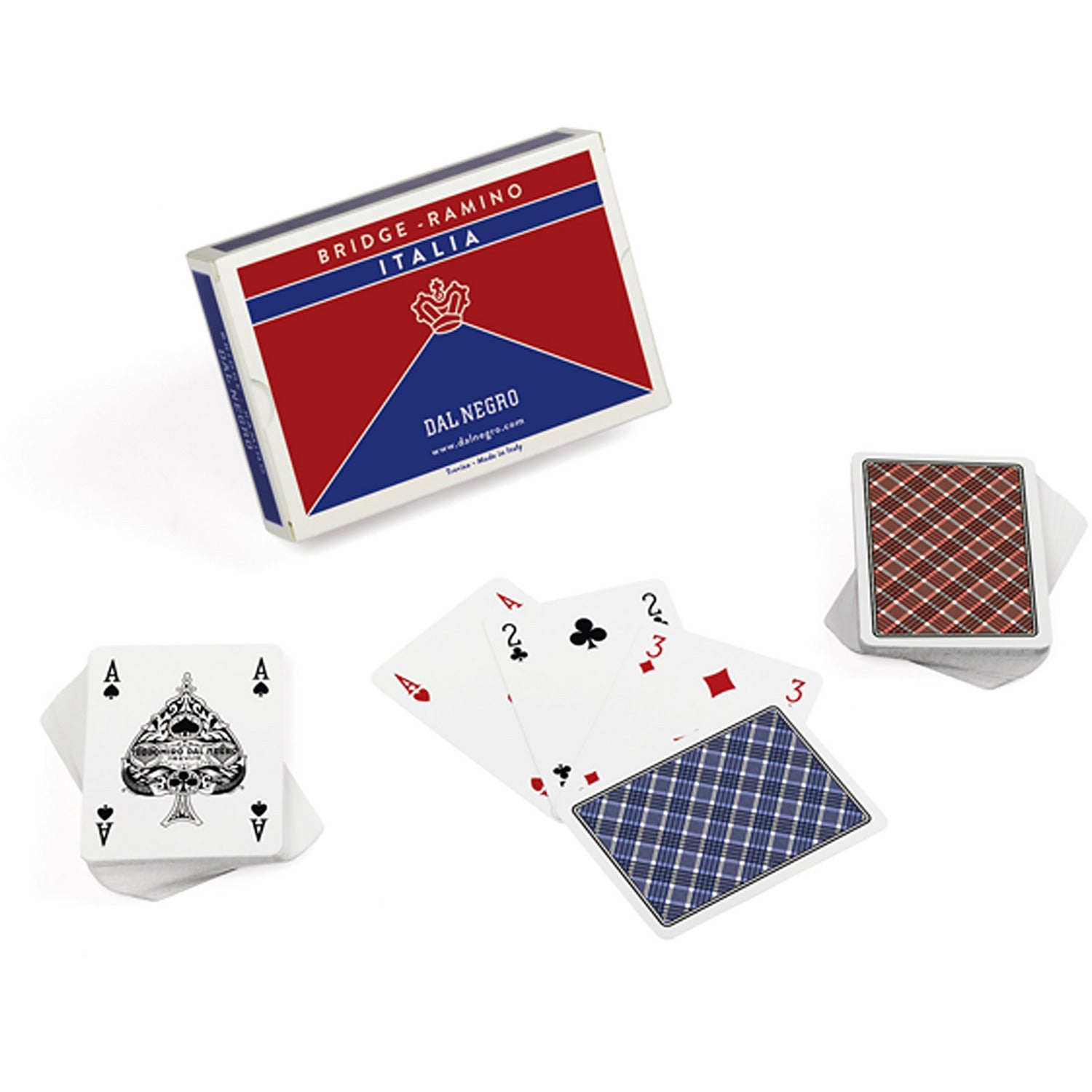 DAL NEGRO - Carte Bridge Ramino Italia Premium Eco