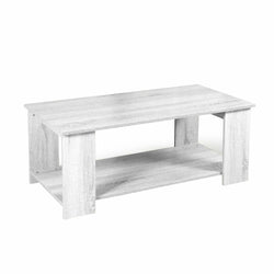 GICOS - Tavolino in legno bianco Linea Gaia - h40x100x50 cm