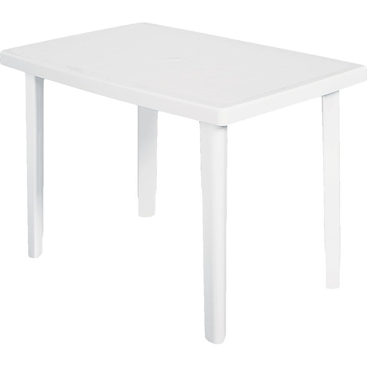 ARETA - Tavolo da giardino Rettangolare Marte Bianco Garden Collection - h72x100x67 cm
