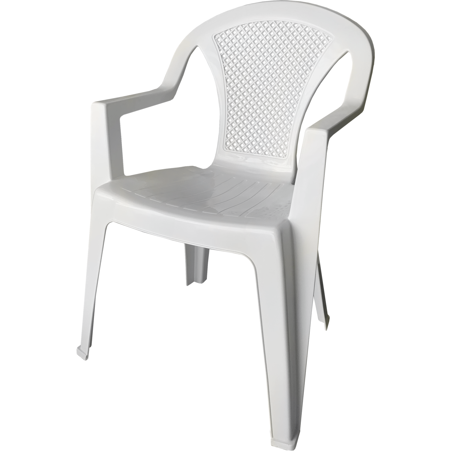 ARETA - Sedia da giardino Ischia Bianca Garden Collection - h81,5x57x58,5 cm