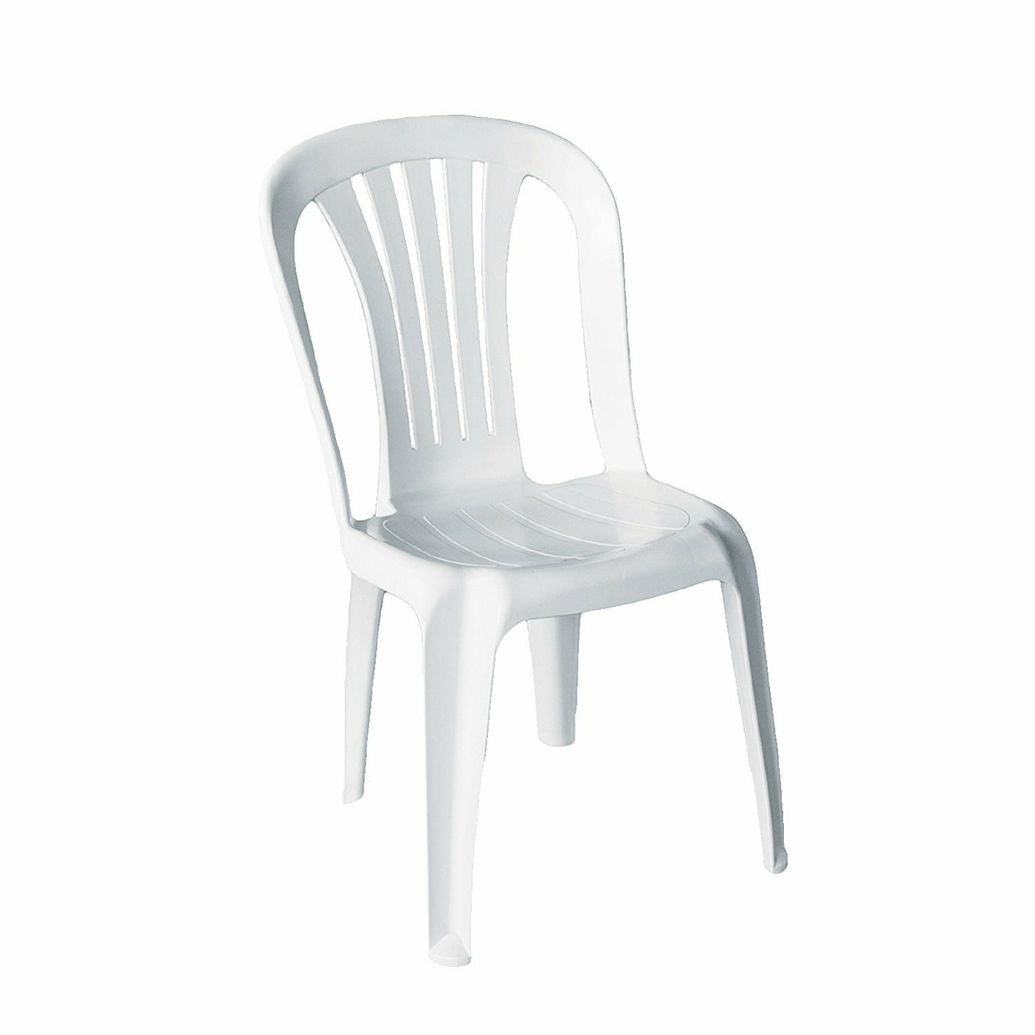 ARETA - Sedia da giardino Iride Bianca Garden Collection - h84x55x48 cm