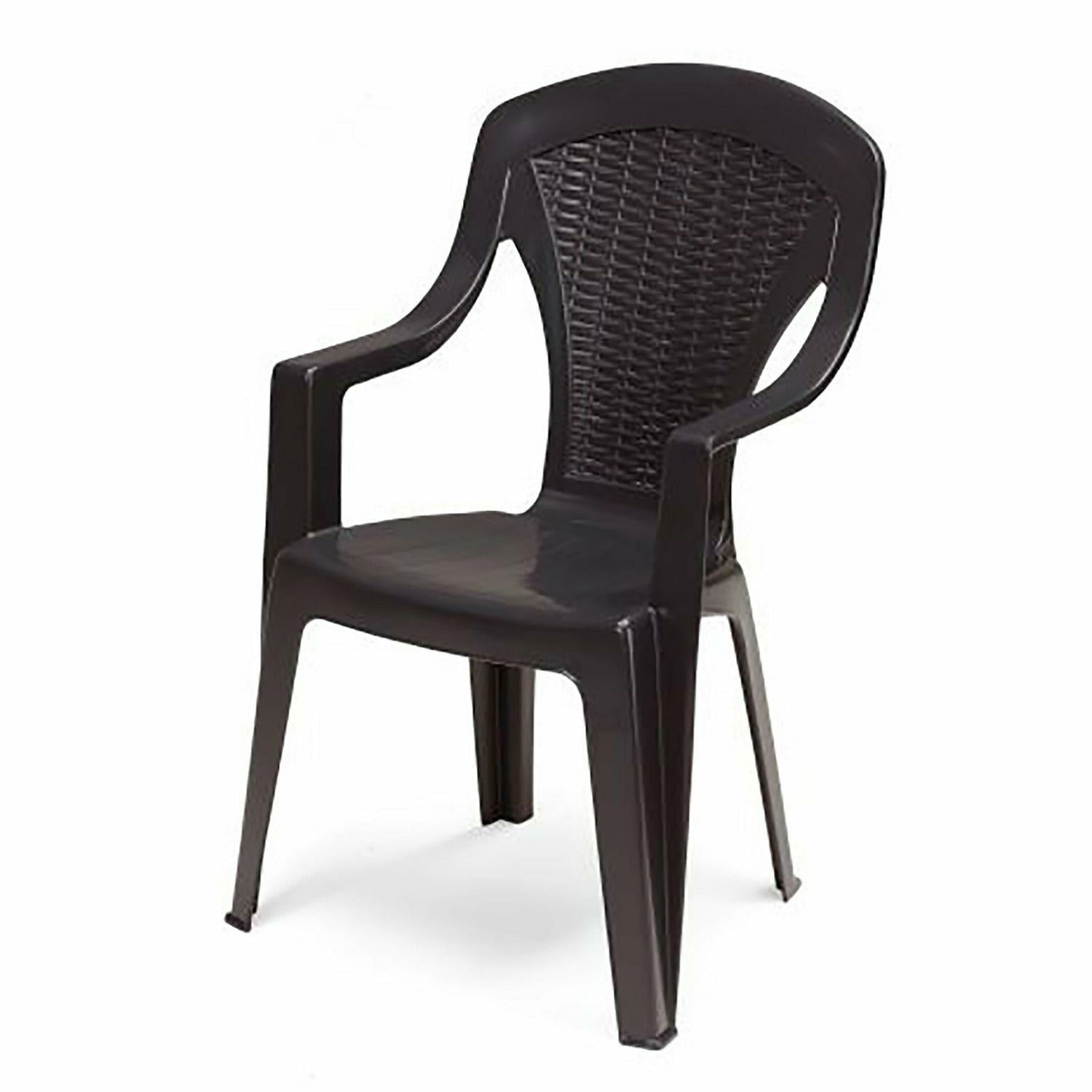 ARETA - Sedia da giardino marrone - Arona