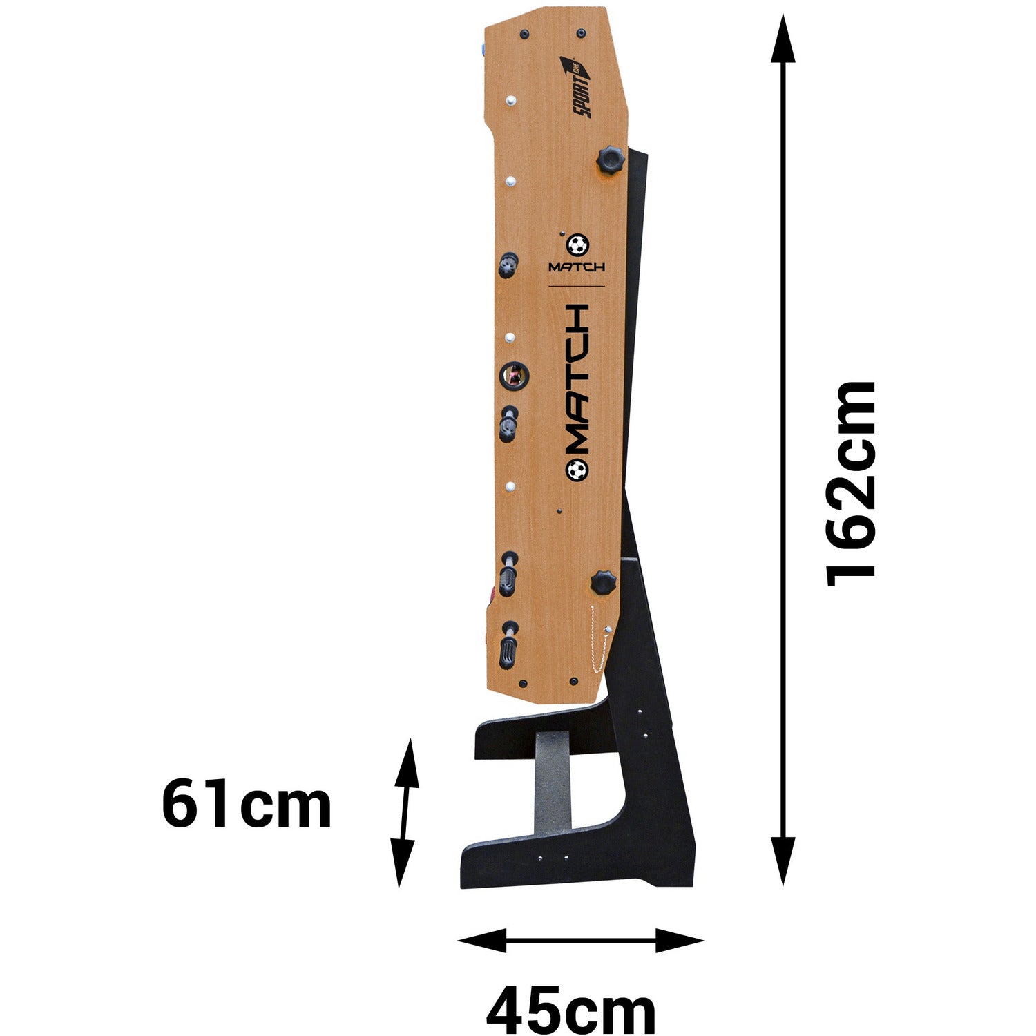 MANDELLI - Calcio balilla Supergoal richiudibile verticalmente - h85x121x61 cm